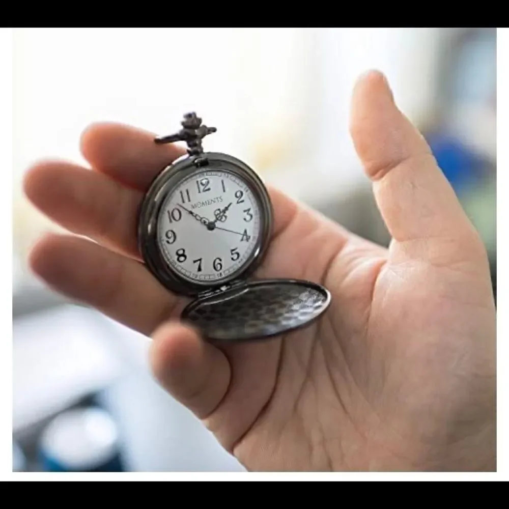 💥Unisex Pocket Watch with chain Engraved